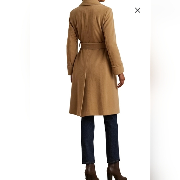 Lauren Ralph Lauren Belted Wool & Cashmere Blend Wrap Coat Size 16 - Picture 2 of 16